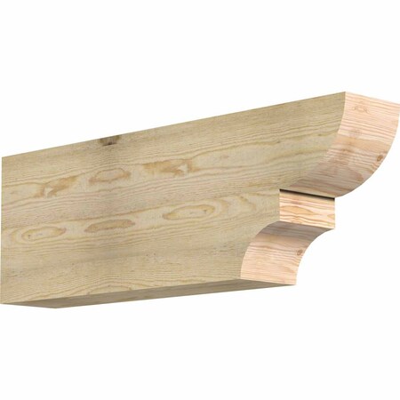 Ekena Millwork Ridgewood Rough Sawn Rafter Tail, Douglas Fir, 6"W x 12"H x 36"L RFT06X12X36RID00RDF